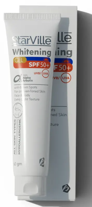 جل العناية النهارى لتفتيح البشرة بمعامل حماية 50 SPF من ستارفيل 60 جم