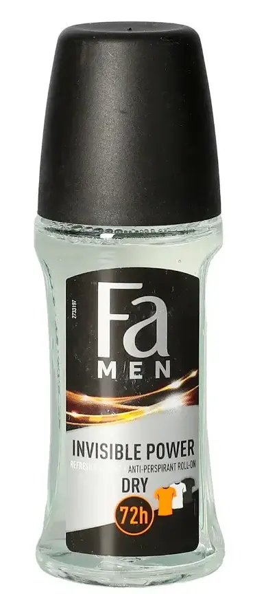 Fa Invisible Power Deodorant Roll-On for Men 50 ml