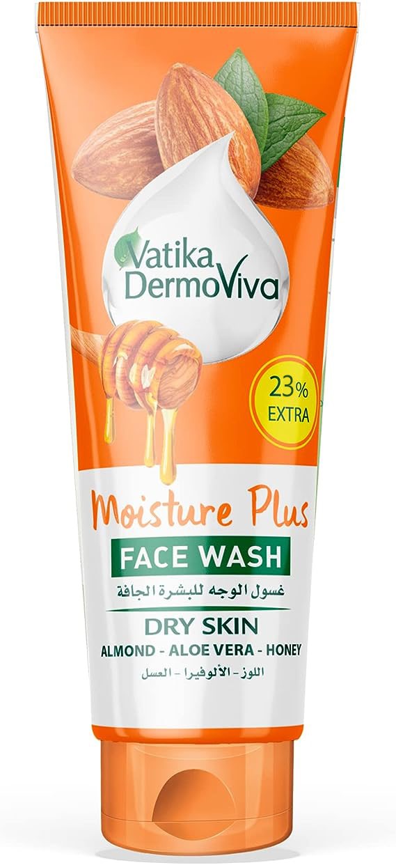 غسول فاتيكا ديرموفيفا  للبشرة الجافة باللوز و الالوفيرا والعسل 150 مل