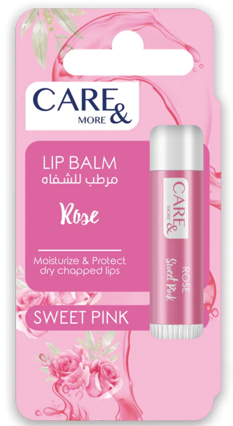 Care & More Lip balm with rose extract 4 g