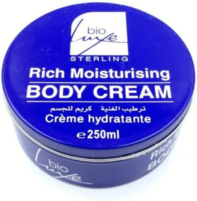 Bio Luxe Moisturizing Body Cream, 250 ml.