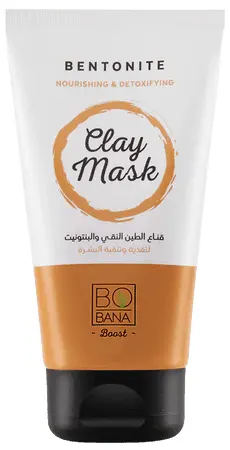 قناع ومقشر للبشرة بالطين النقي والبنتونيت من بوبانا 150 مل