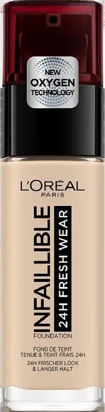 LOREAL INFAILLIBLE 24H FRESH WEAR FOUNDATION , 020 LVORY