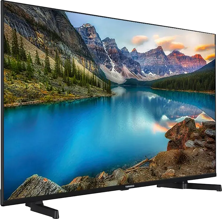 Tornado TV, 43 Inches,  Smart, Built-In Receiver, DLED, 4K Resolution, 43US3500E
