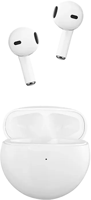 سماعات أذن لاسلكية بادي، بلوتوث 5.3، بطارية 180 مللي أمبير، أبيض، W8