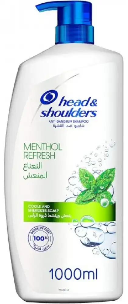 Head & Shoulders Menthol Refresh Anti-Dandruff Shampoo 1000 Ml