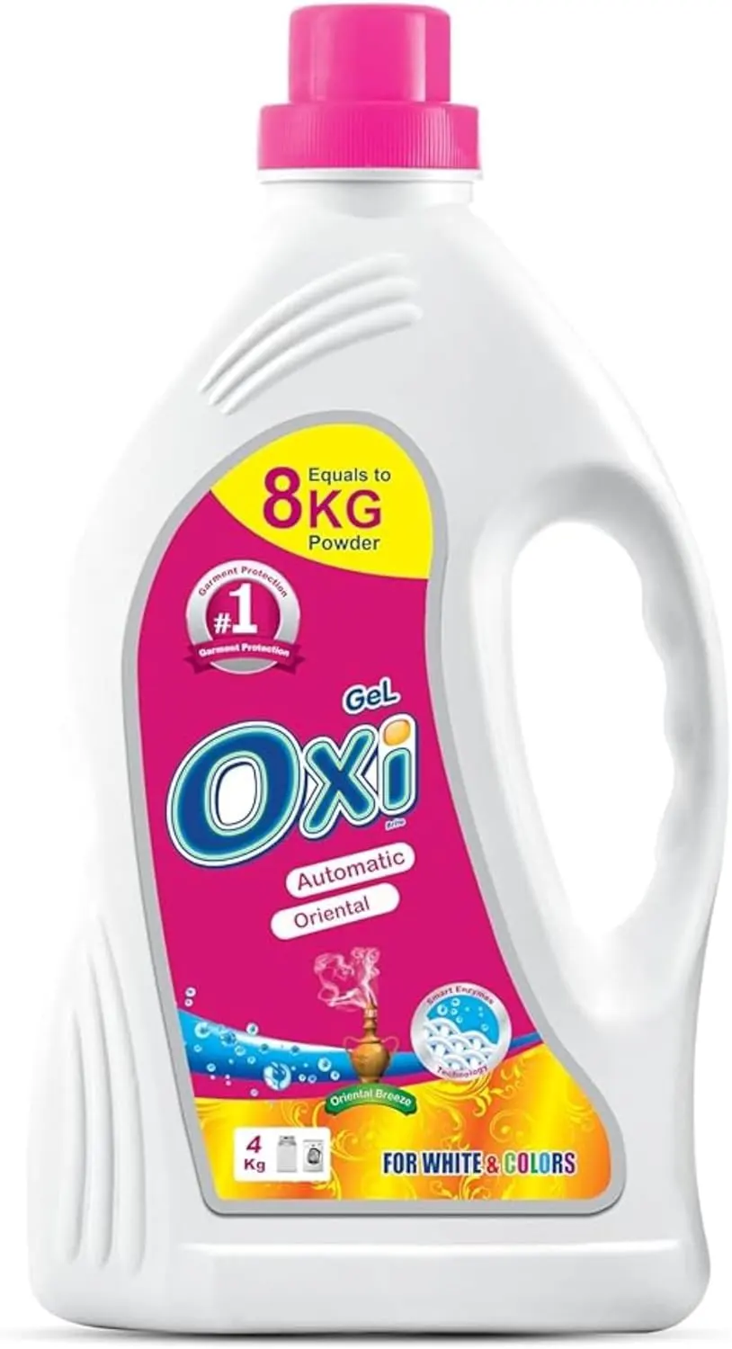Oxi Gel Automatic for white and colored clothes, Oriental scent, 4 litres
