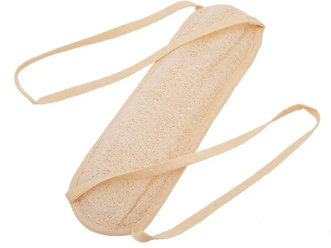 Waritex Natural Back Bath Loofah with Large Fabric Handle