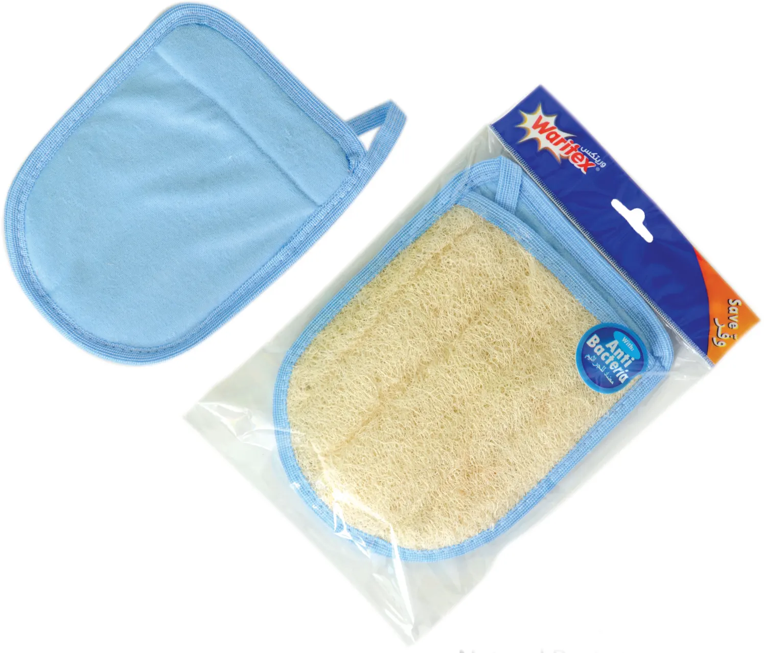 Waritex Shower Time Glove Bath Loofah , Colors