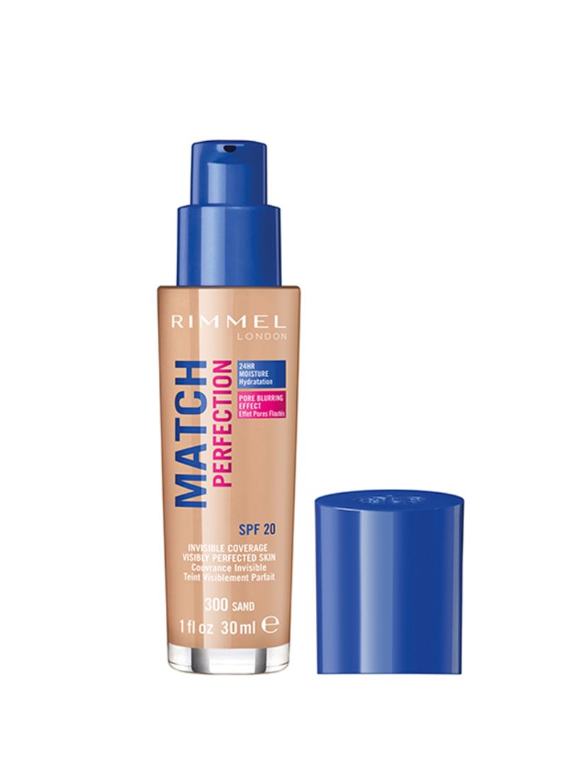 RIMMEL MATCH PERFECT LIQUID FOUNDATION 300 Sand