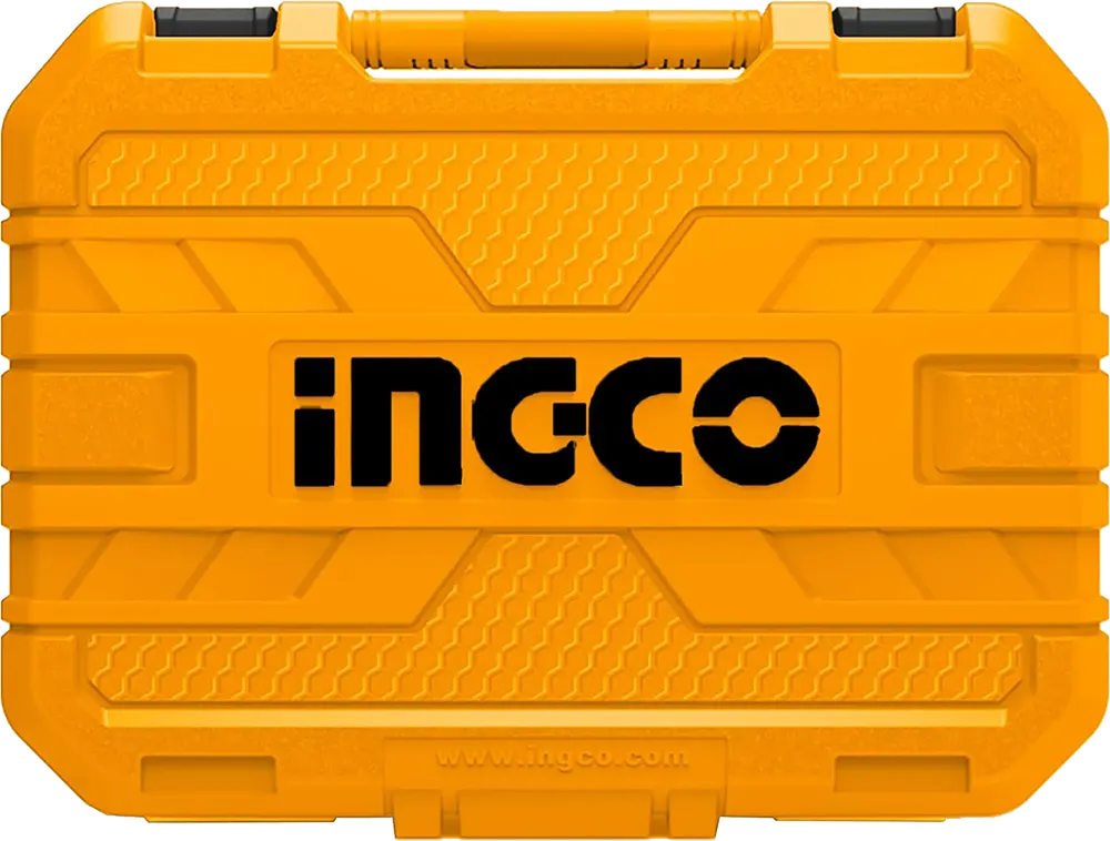 شنيور تخريم إنكو قابل للشحن، 12 فولت، 1 بطارية 1.5 أمبير، مع شنطة أدوات 89 قطعة، أصفر، HKTHP10891