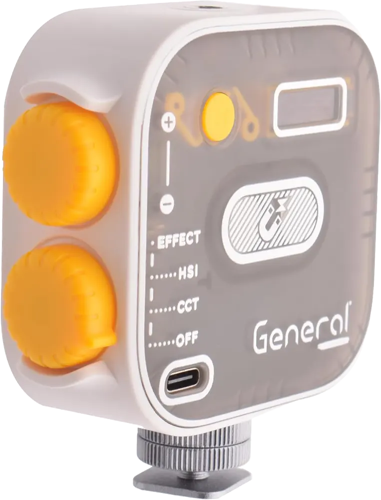 General Video Led Light, 18W, 2500K-9900K White, LED6RGB