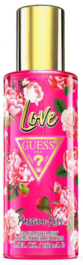 Guess Love Passion Kiss Body Splash for Women, 250ml
