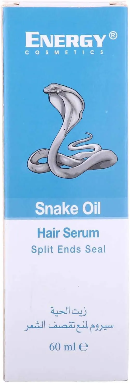 Energy Cosmetics Serum with snake oil to prevent hair split ends , 60 ml
