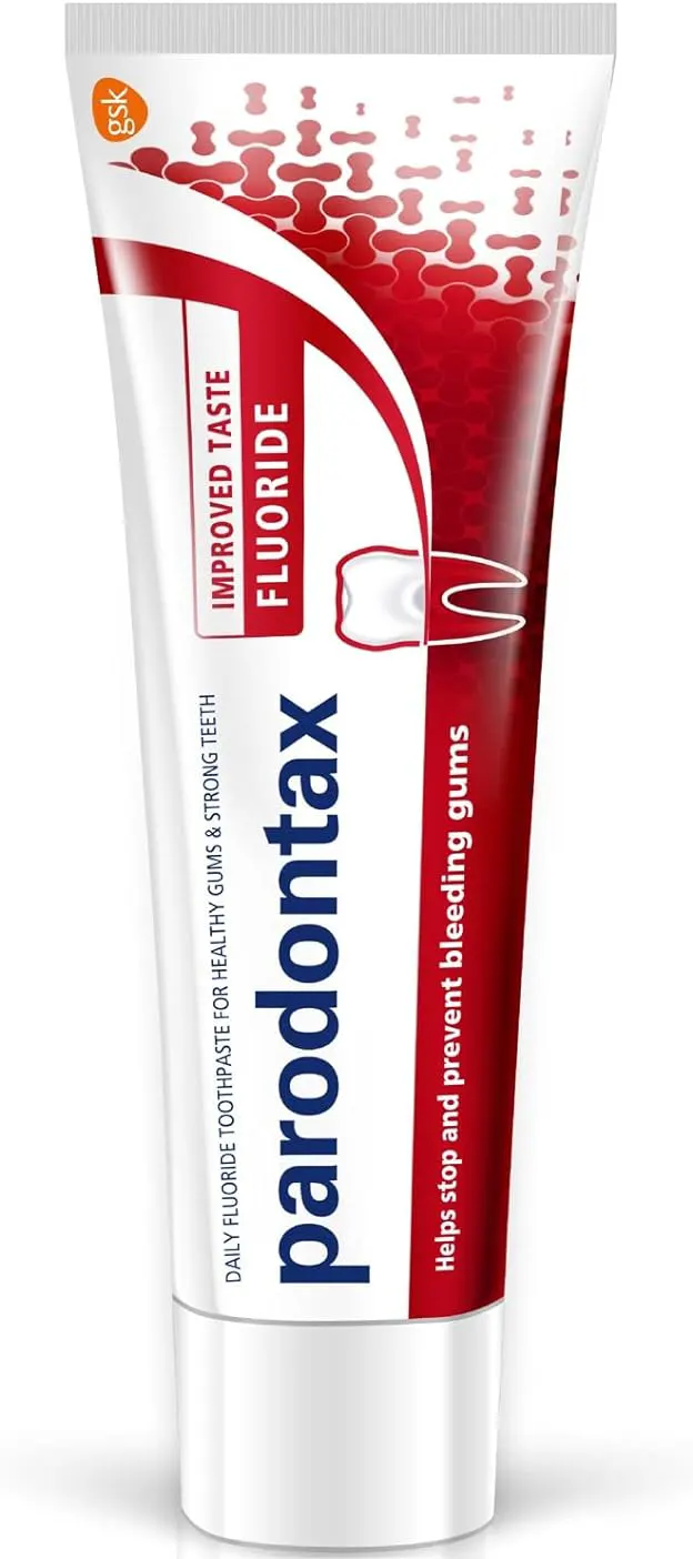 Parodontax Fluoride Toothpaste for Bleeding Gums, 50ml.