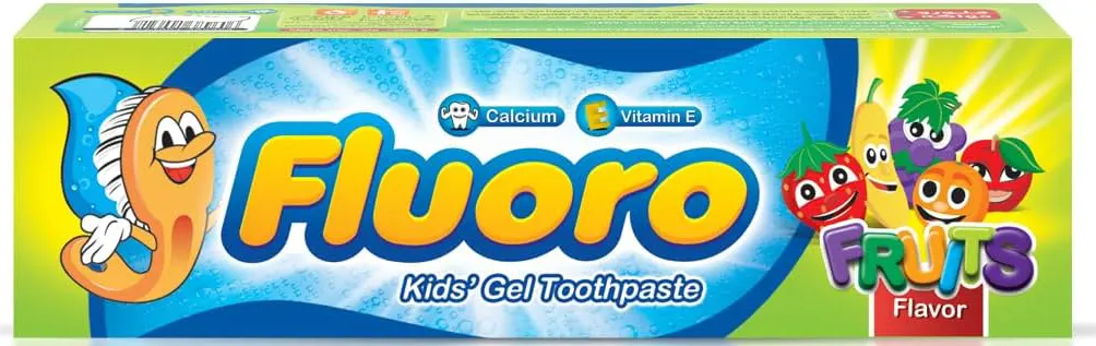Fluoro gel toothpaste with fruit flavor for children 50 g