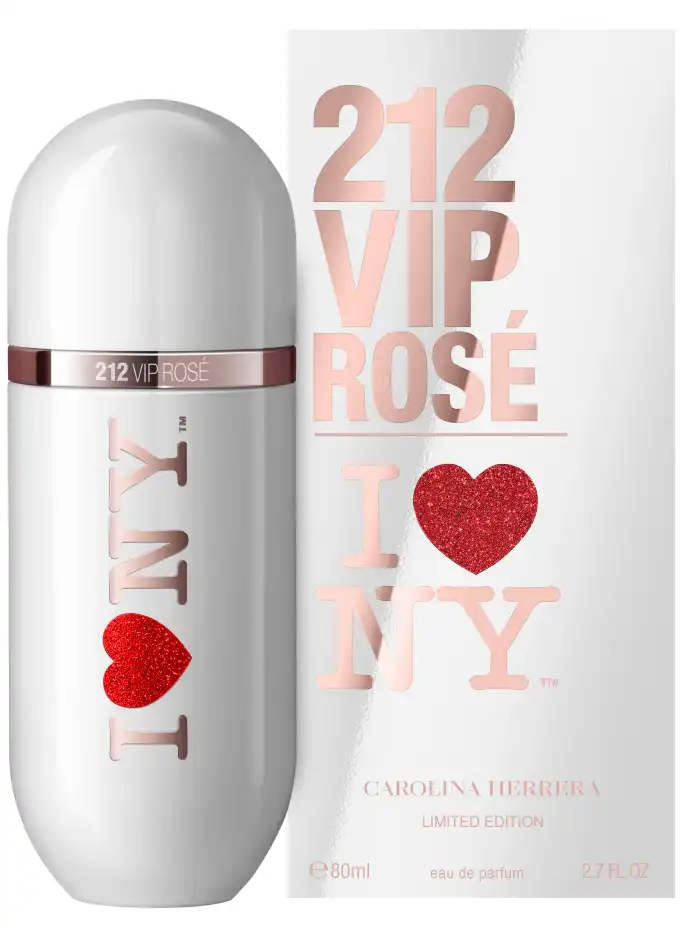 212 VIP ROSE I LOVE NY BY CAROLINA HERRERA FOR WOMEN EDP 80 ML