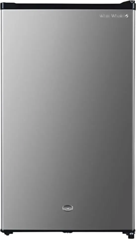 White Whale Defrost Mini Bar Refrigerator, 90 Liters, One Door, Silver Stainless, WR-H4K SS