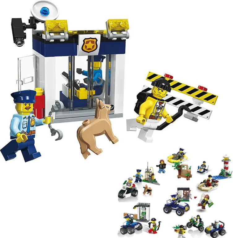 ليجو البوليس والعصابات جي ستار 100 قطعة، 20055