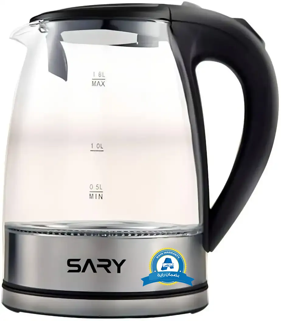 غلاية مياه كهربائية ساري، 1.8 لتر، 1800 وات، أسود،SRT-KGL31001