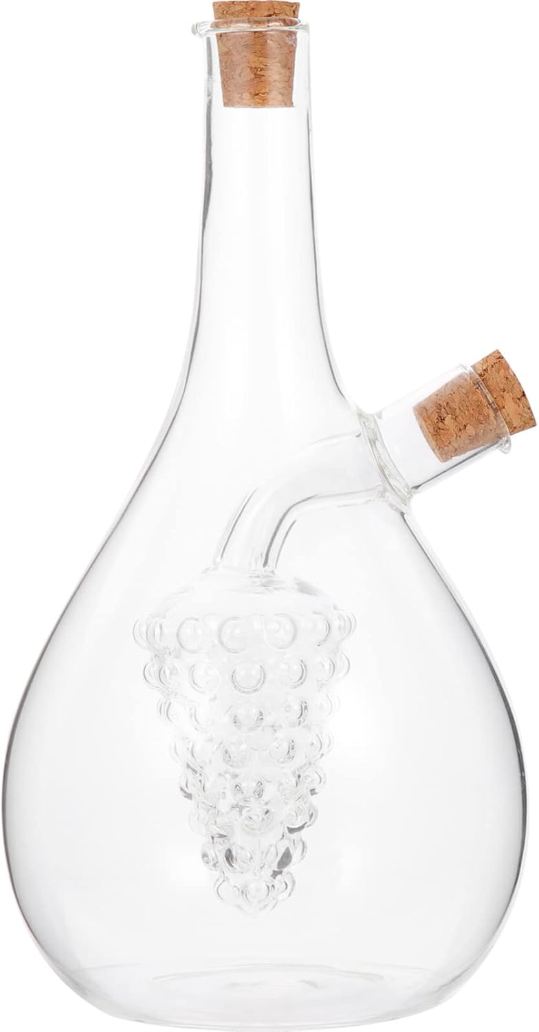 زجاجة زيت وخل 2*1 ،زجاج شفاف