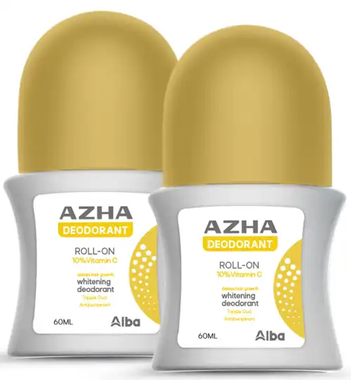 مزيل عرق رول اون تريبل عود من أزهي 60 مل (1+1)