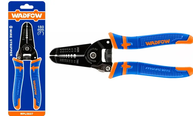Wadfow Wire Stripping Pliers, 7 inches, 180 mm, WPL-5607
