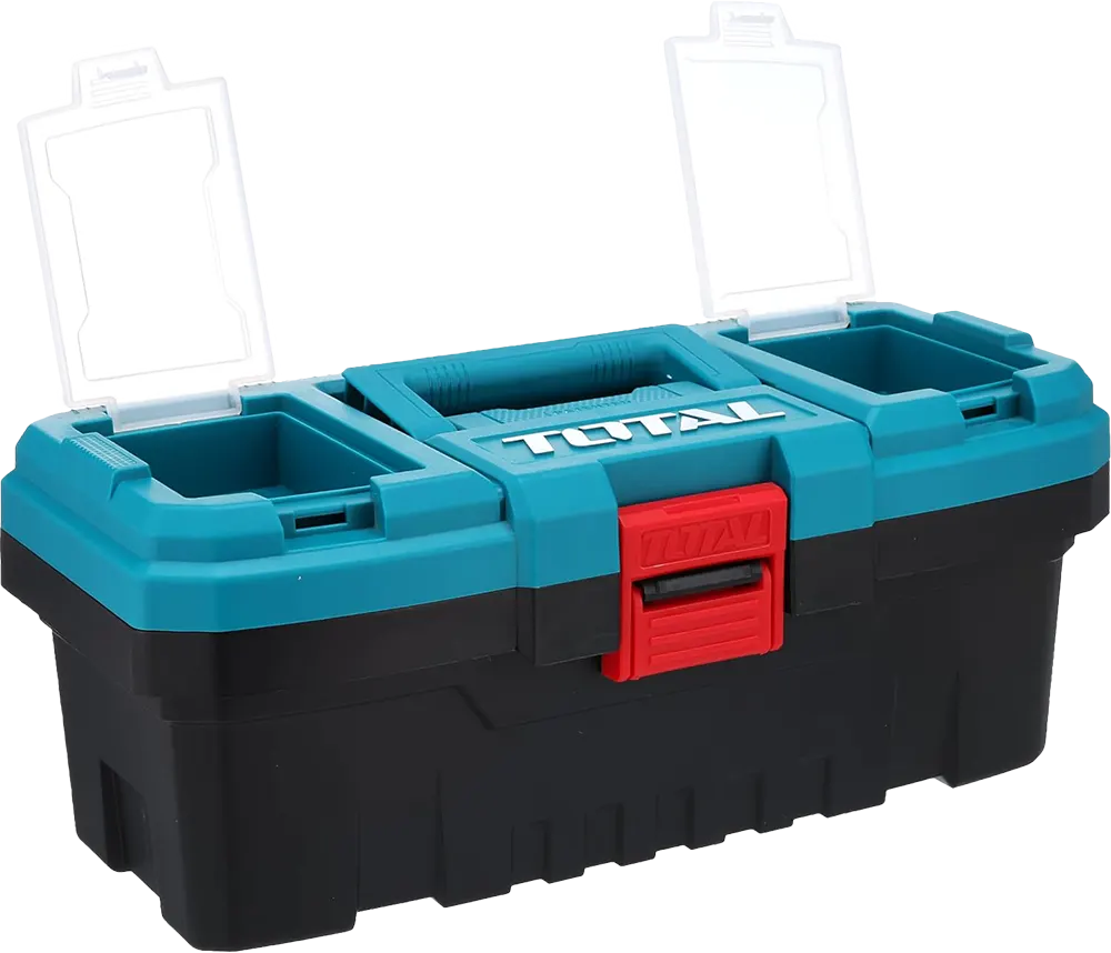 شنطة أدوات توتال تولز بلاستيك، 14 بوصة، أزرق، TPBX0141