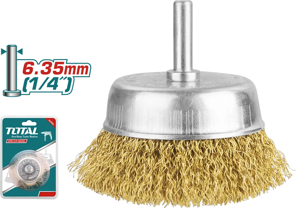 Total Tools Wire Cup Brush 3 Inch, TAC33031