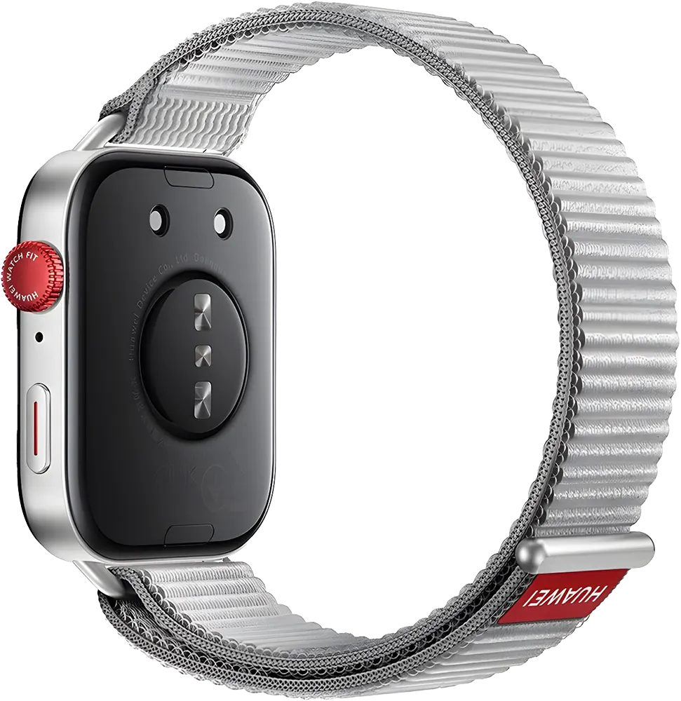 ساعة هواوي الذكية فيت 3 اصدار NFC، شاشة اموليد 1.82 بوصة، حزام نايلون، مقاومة للماء، رمادي