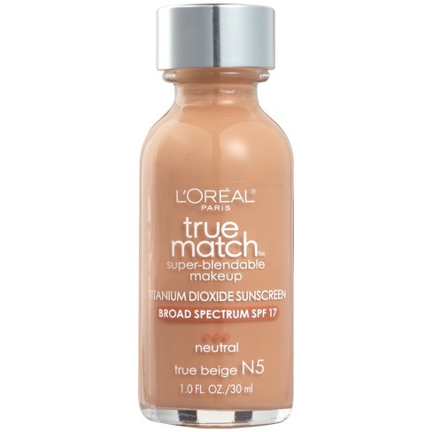 L'Oreal TRUE MATCH SUNSCREEN foundation  N5 true beige