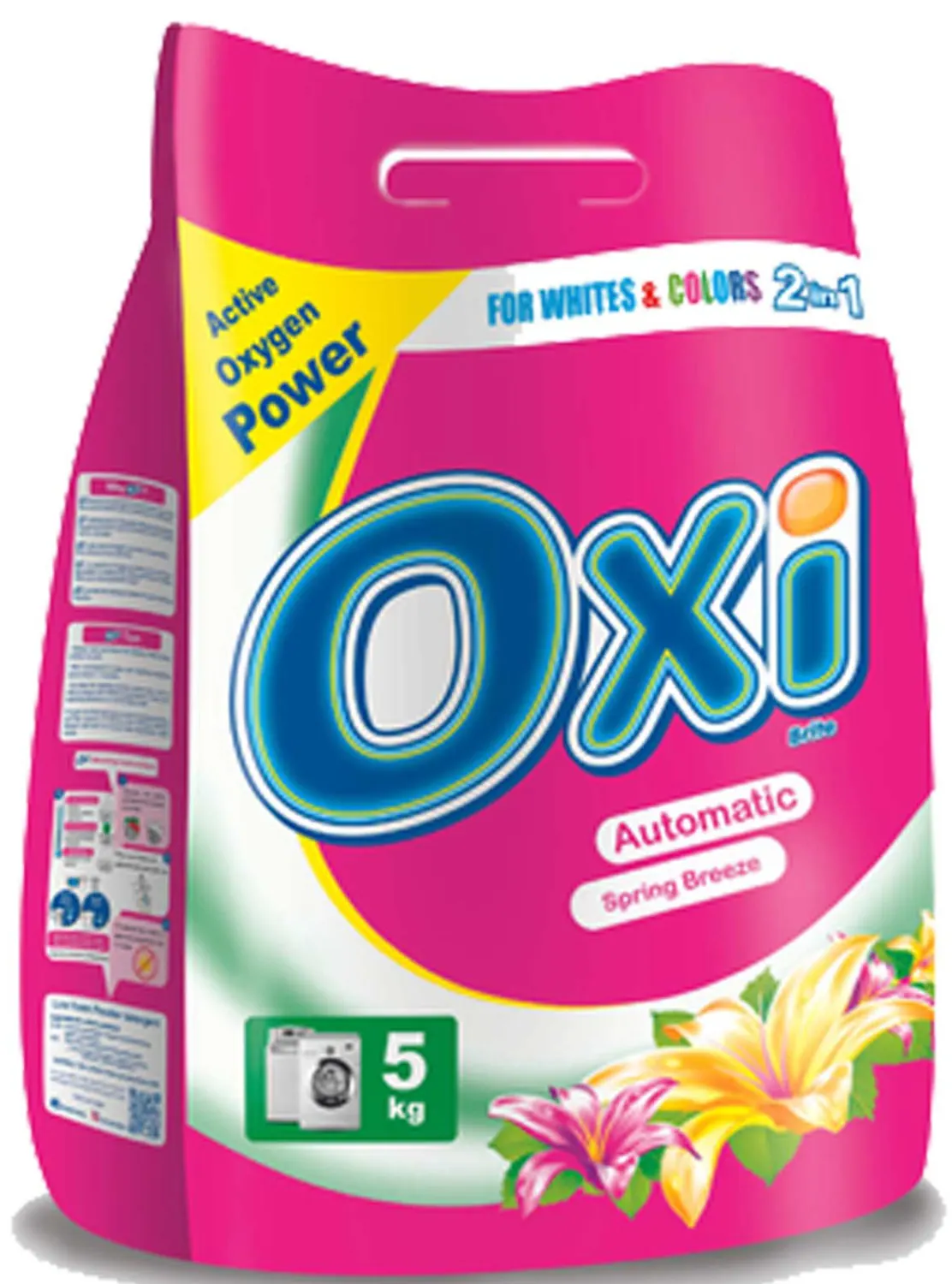 Oxi Automatic Detergent Powder, Spring Breeze Scent, 5 kg