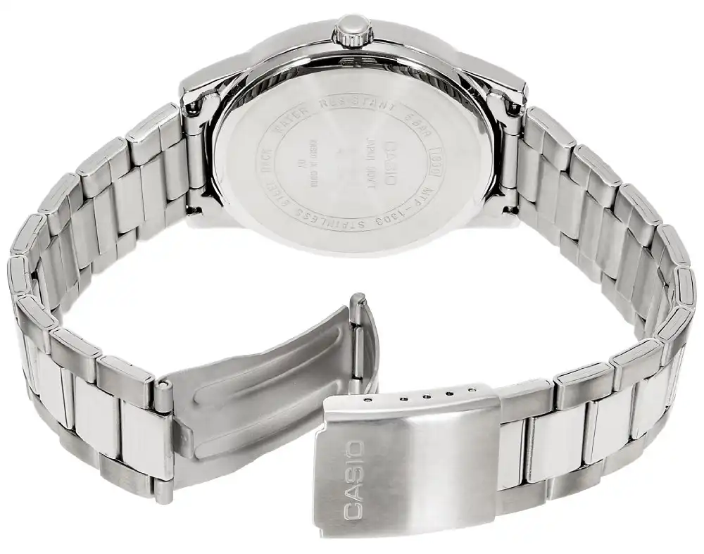 Casio Men's Watch,Round Stainless steel Strap Analog Wrist Watch, Silver , MTP.1303D.7AVDF