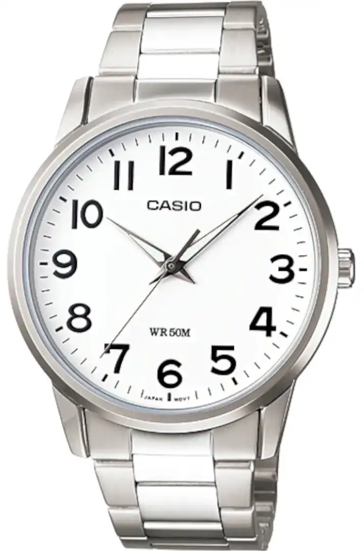 Casio Men's Watch,Round Stainless steel Strap Analog Wrist Watch, Silver , MTP.1303D.7BVDF
