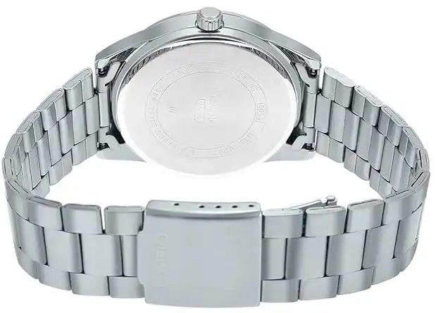 Casio Men's Watch,Round Stainless steel Strap Analog Wrist Watch, Silver , MTP-VD03D-1AUDF