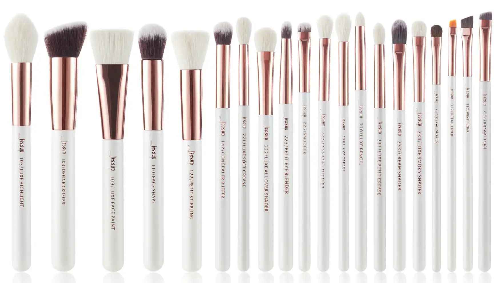 JESSUP T225 MAKEUP BRUSHES SET 20PCS