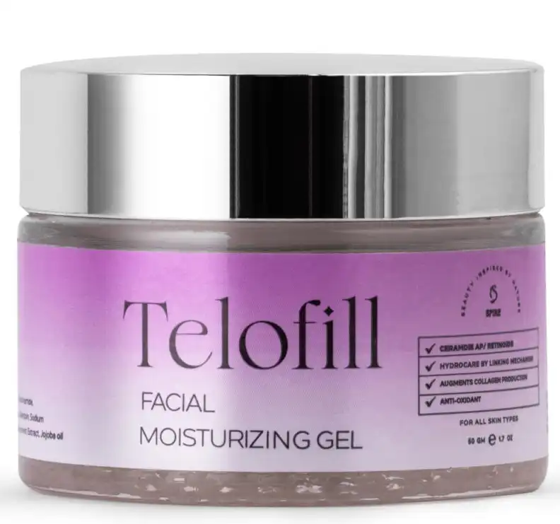 Telofill Facial Moisturizer Gel for All Skin Types, 50 gm