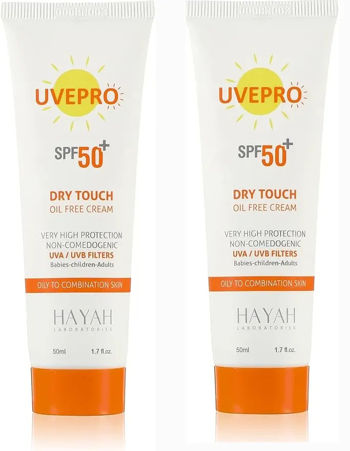 UvePro Sunscreen Cream SPF 50+ Dry Touch  50 ml (1+1)