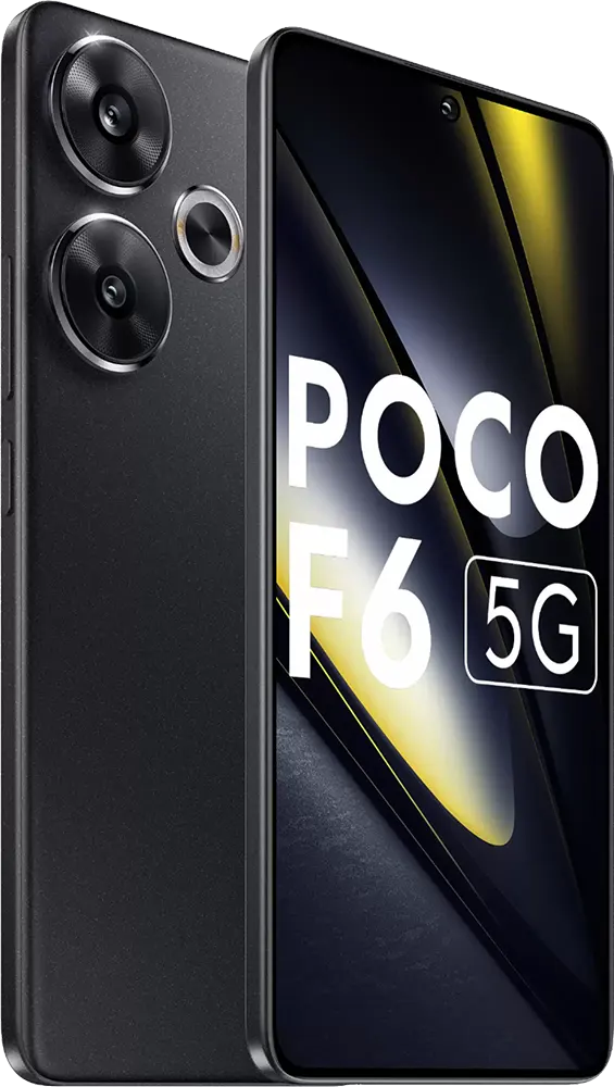 Poco F6 Dual SIM Mobile, 512GB Internal Memory, 12GB RAM, 5G Network, Black