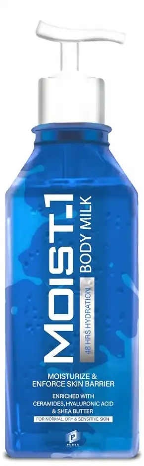 بودي ميلك مرطب للجسم مناسب للبشرة العادية والجافة والحساسة من مويست ون 300 مل