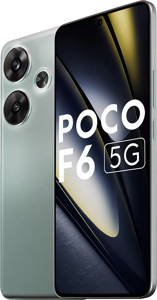 Poco F6 Dual SIM Mobile, 512GB Internal Memory, 12GB RAM, 5G Network, Green
