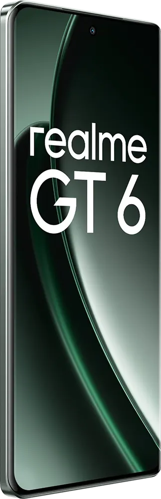 Realme GT6 Dual SIM Mobile, 512GB Internal Memory, 16GB RAM, 5G Network, Razor Green