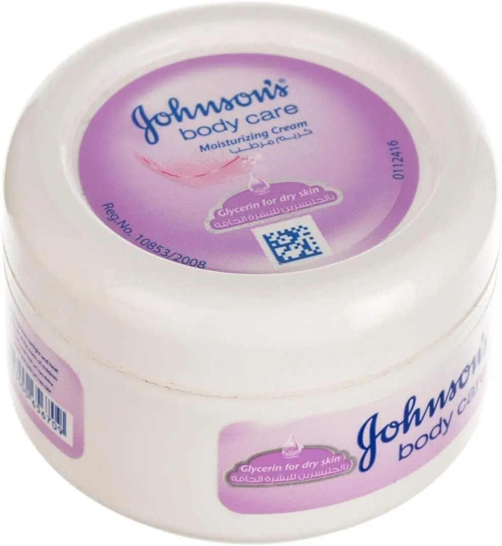Johnson's Body Cream with Glycerin, Moisturizing Cream for Dry Skin, 100g.