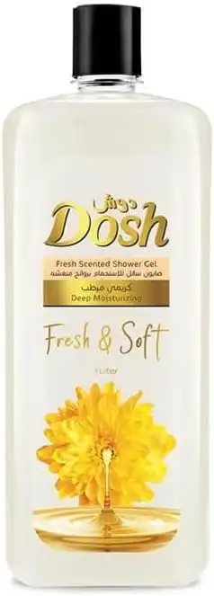 DOSH DEEP MOISTURIZING Shower Gel with refreshing scents, 600 ml.