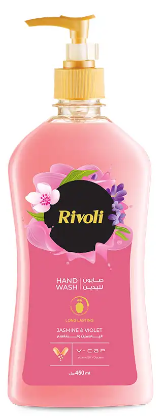 Revoli Hand Wash Jasmine & Violet, 450ml.