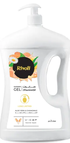 شاور جل بالصبار وزهرة البابونج من ريفولى 2 لتر