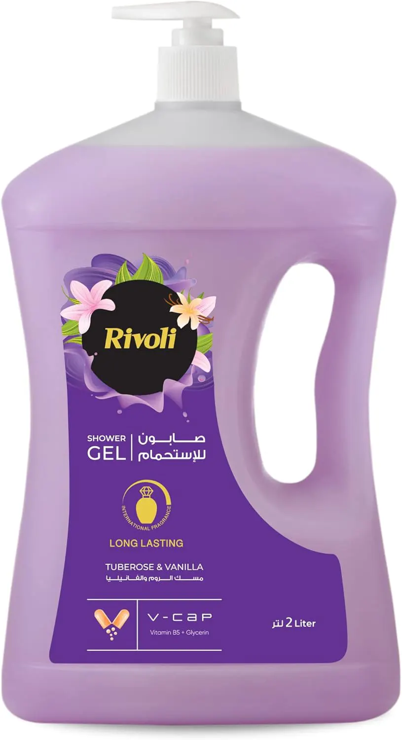 شاور جل بمسك الروم والفانيليا من ريفولى 2 لتر
