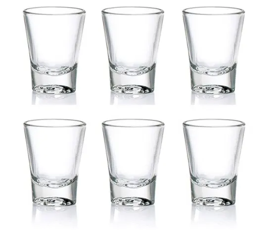 طقم كوب قهوه سولو شوت من اوشن ،60 مل،6 قطع،شفاف