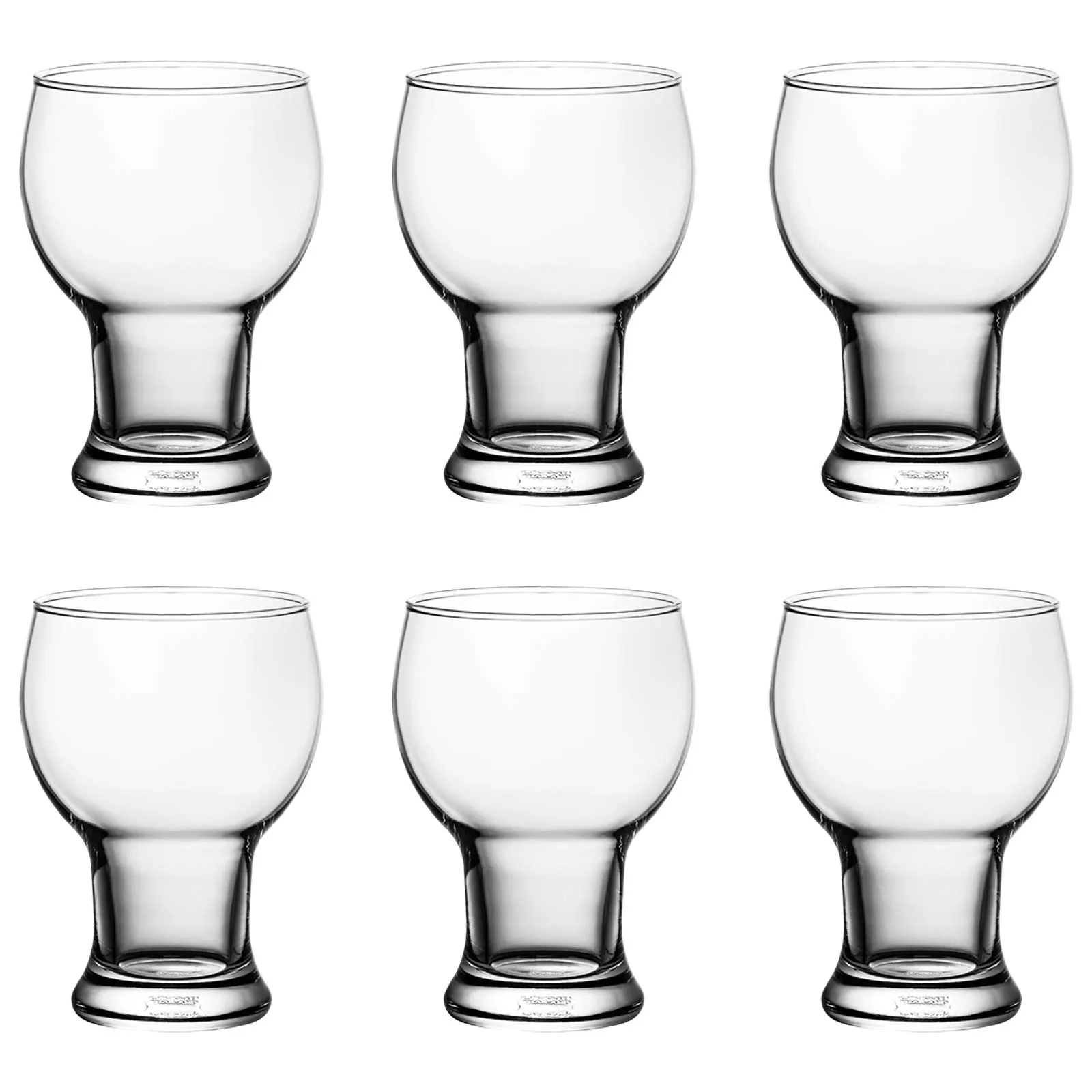 طقم كاسات بافاريا من اوشن ،455 مل،6 قطع،شفاف