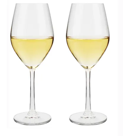 طقم كاسات وايت واين من اوشن ،340 مل،2 قطعة،شفاف